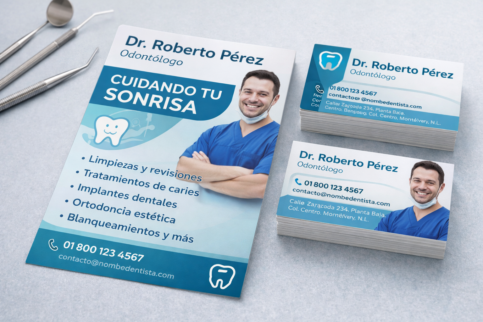 Tarjetas flyers